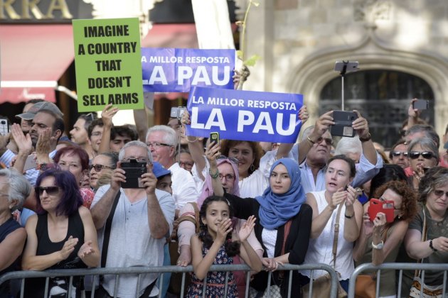 manifestacio atemptats barcelona