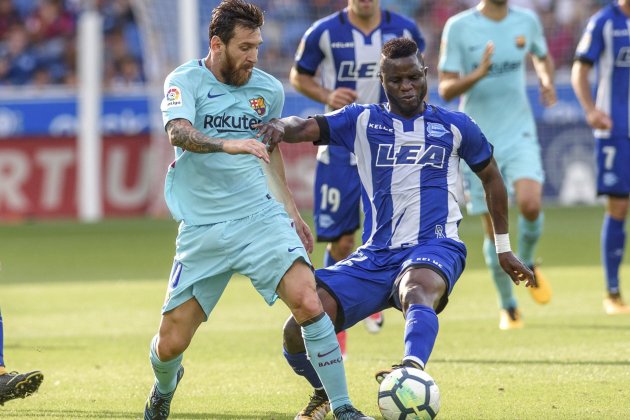 Leo Messi Alavés Barça Wakaso EFE