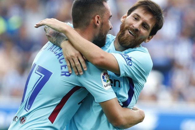 Leo Messi Paco Alcacer Barça Malaga   EFE