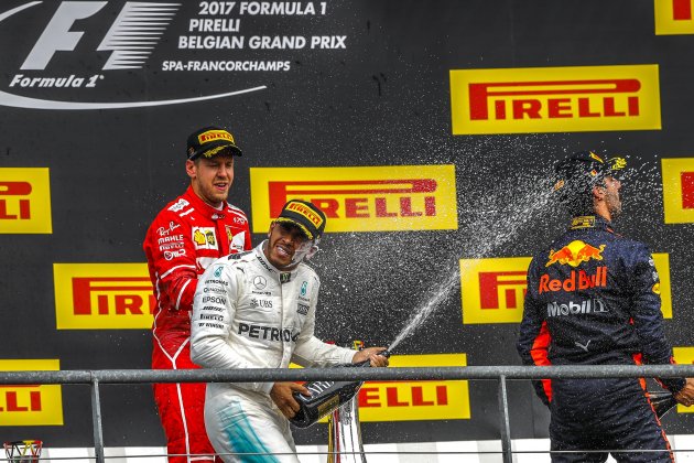 Lewis Hamilton Sebastian Vettel Spa Francorchamps Fórmula 1 Efe