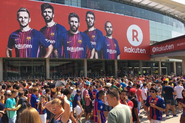 Presentació Dembélé Barça Bernat Aguilar