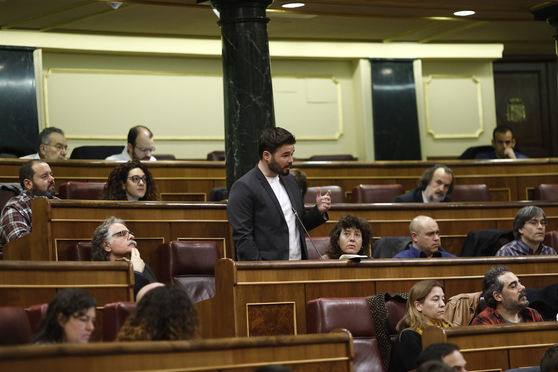 Rufián: "Somos soldados no armados del Govern"