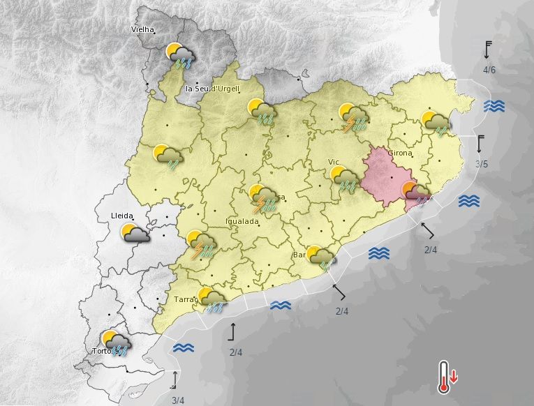 Alerta por lluvias e inundaciones