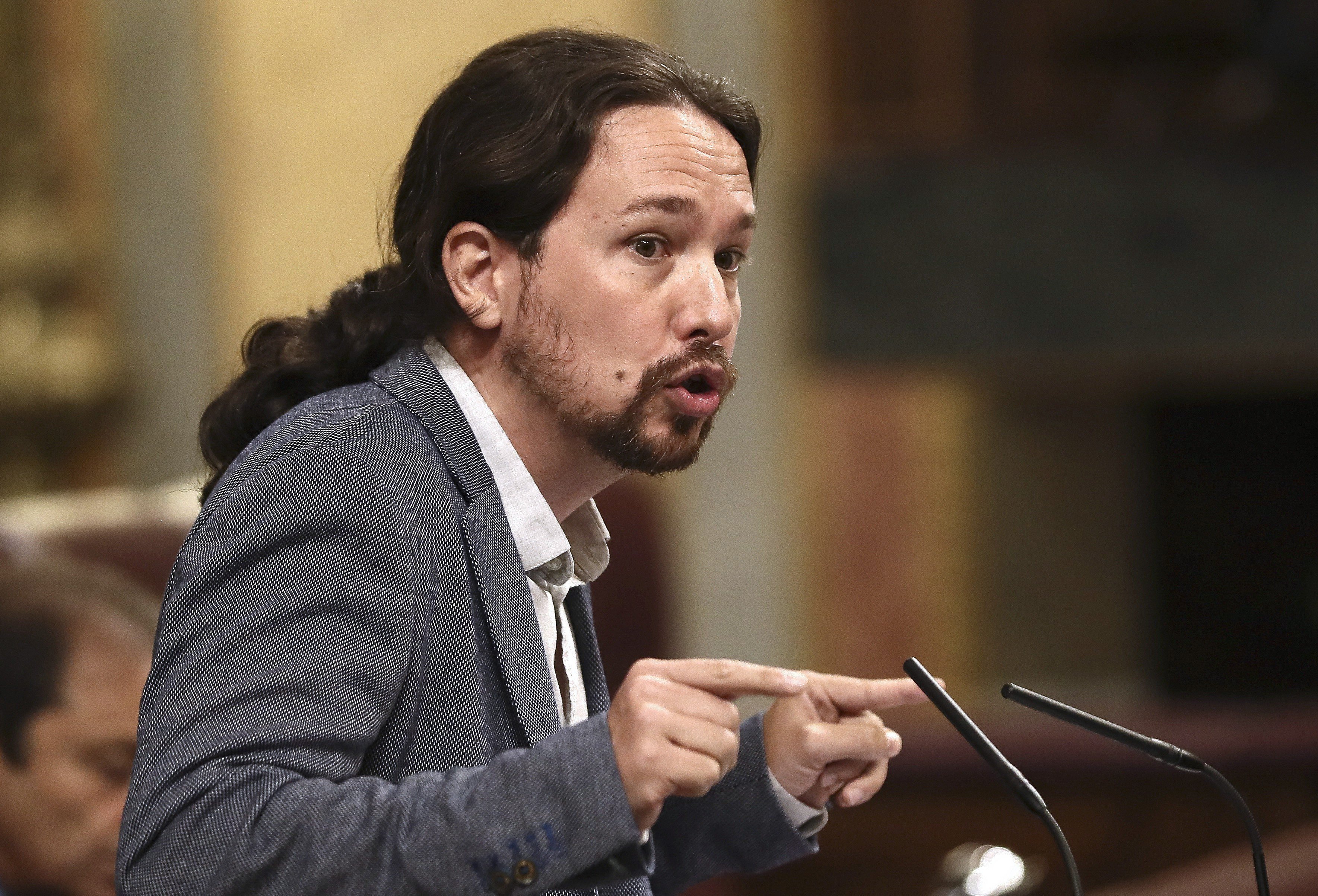 Pablo Iglesias, al Rei: "No en el nostre nom"