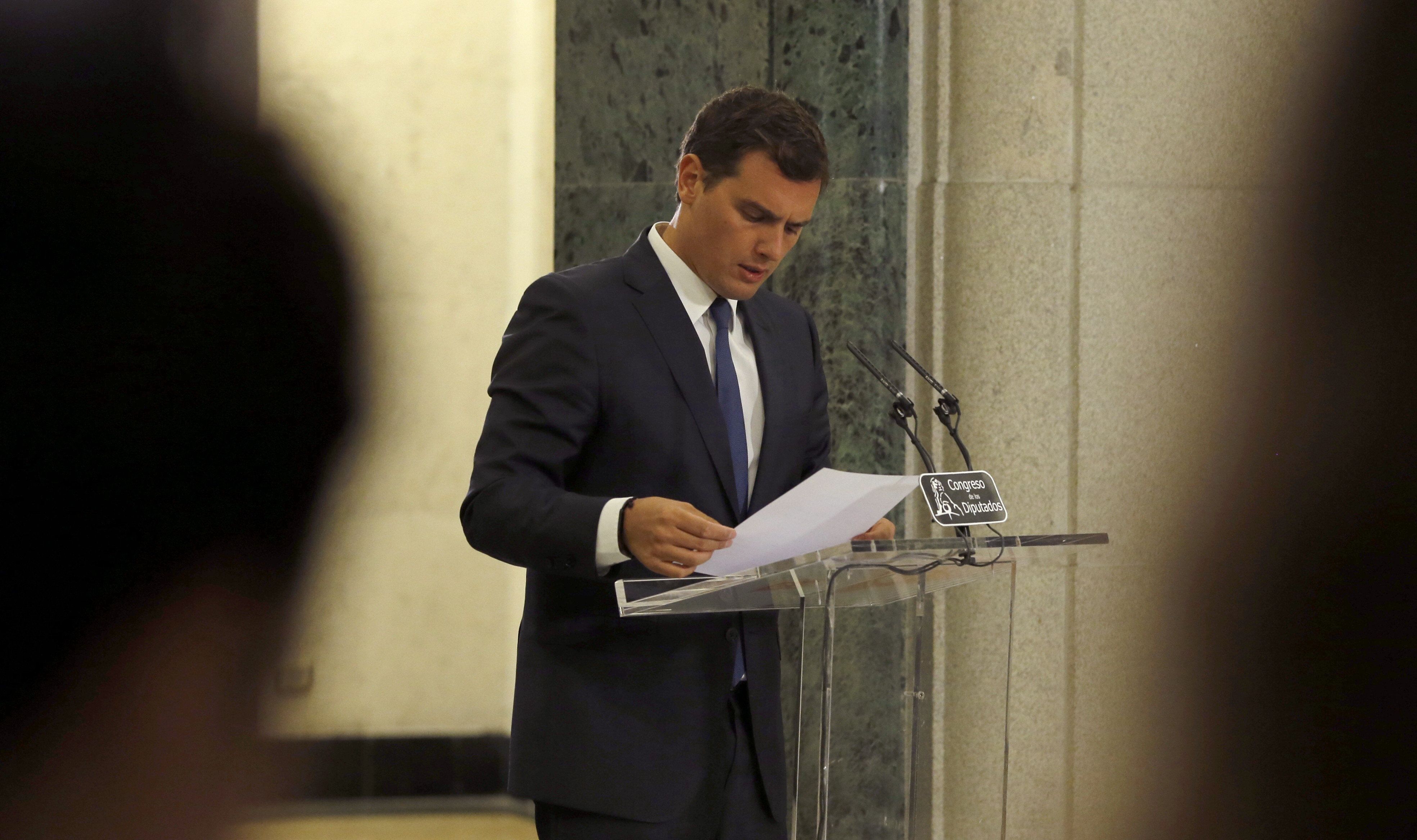 Rivera espera el 'sí' de Rajoy