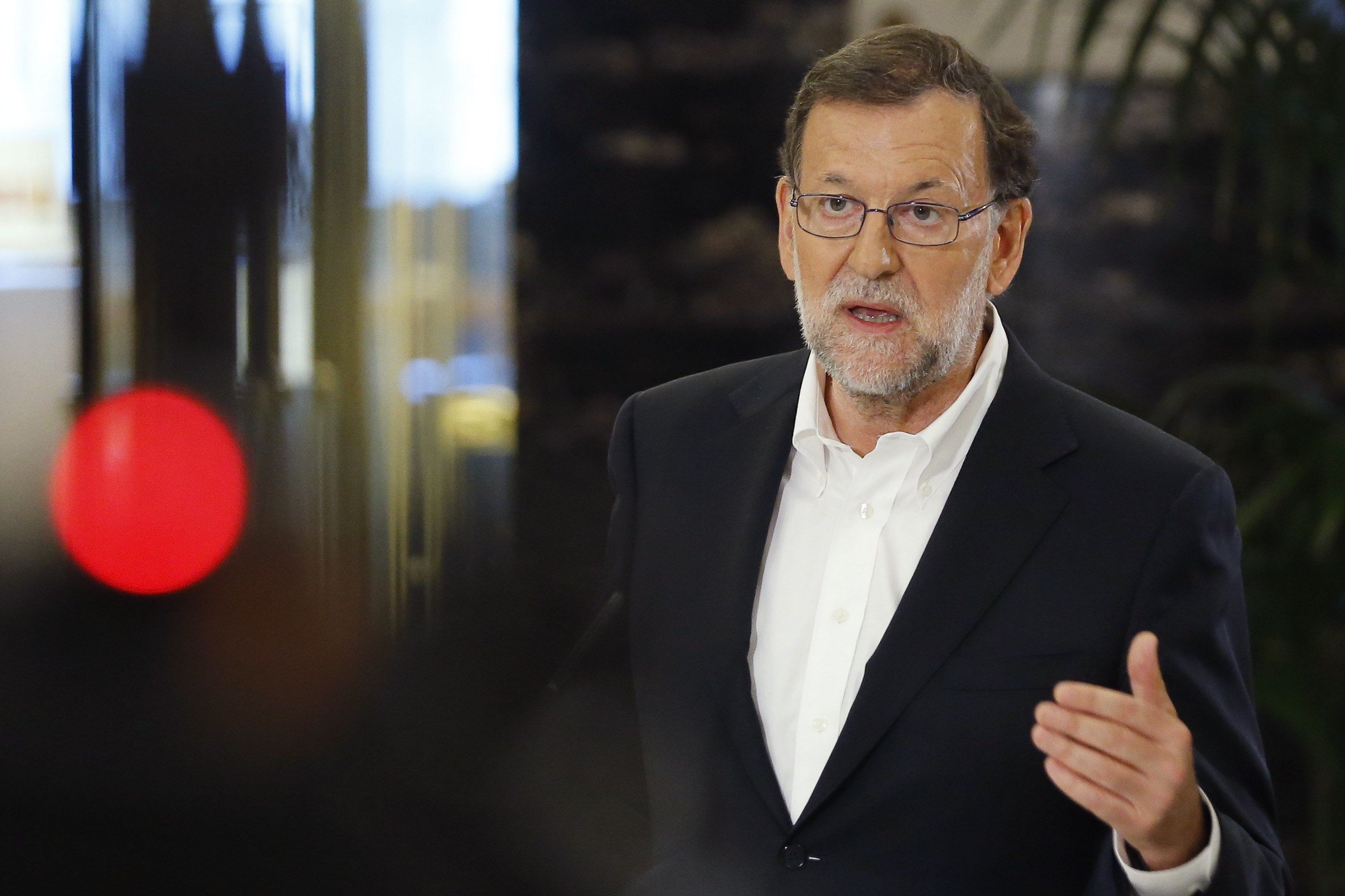 Rajoy presiona Sánchez: "sin el PSOE, habrá elecciones"