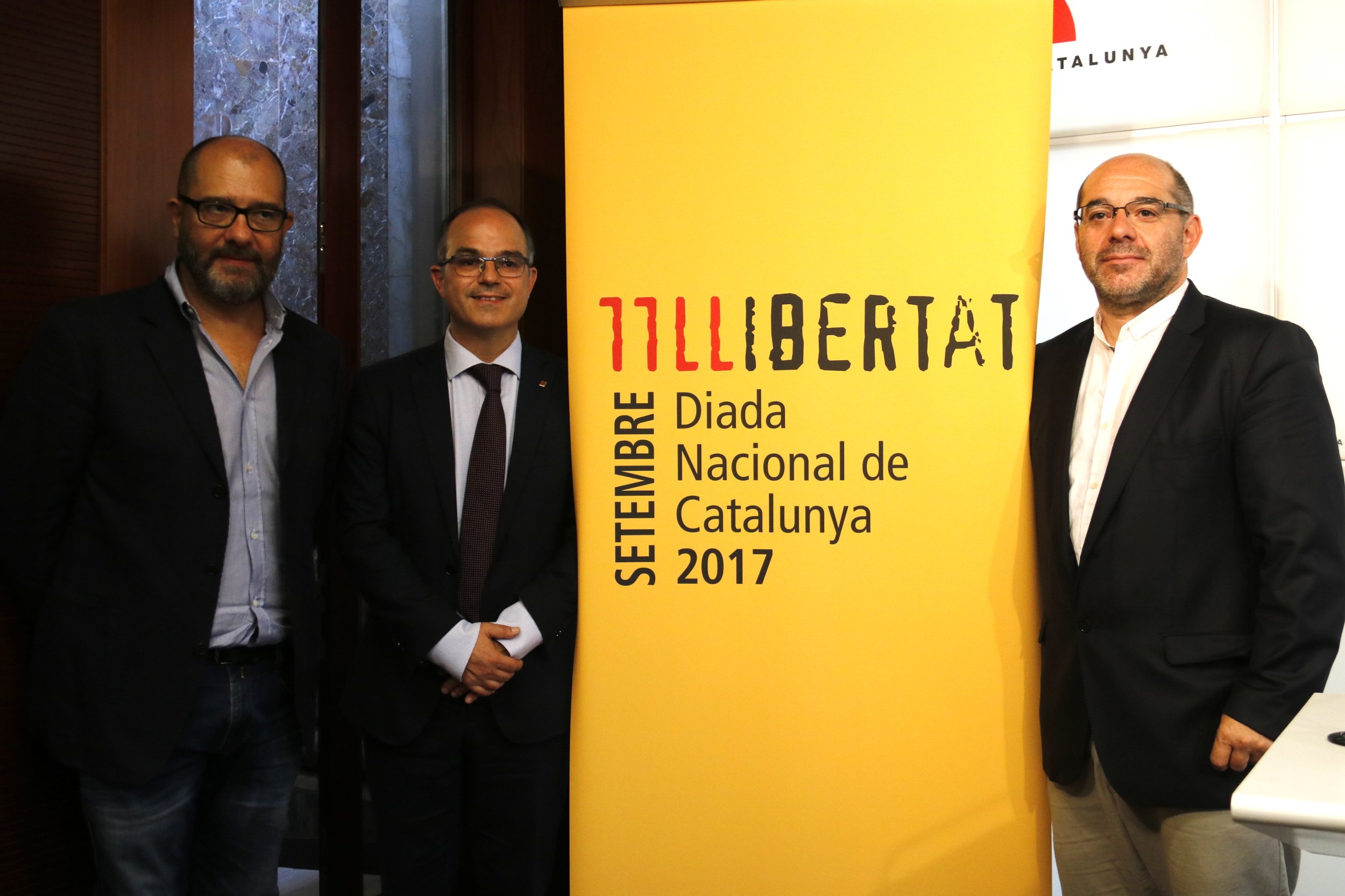 Govern y Parlament dedicarán el acto de la Diada a "la lucha por la libertad"