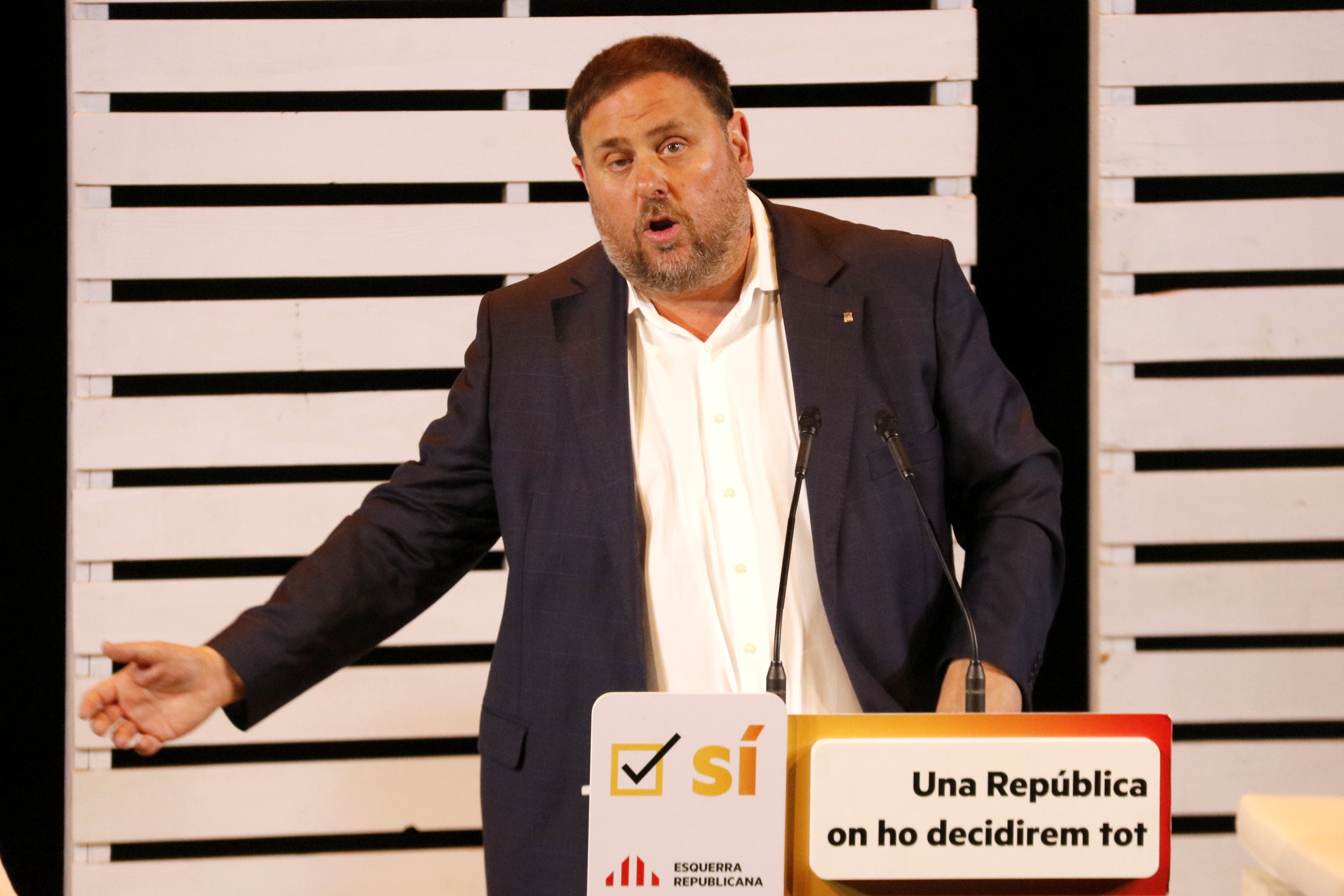 Junqueras defiende una república catalana como "palanca de cambio" en España