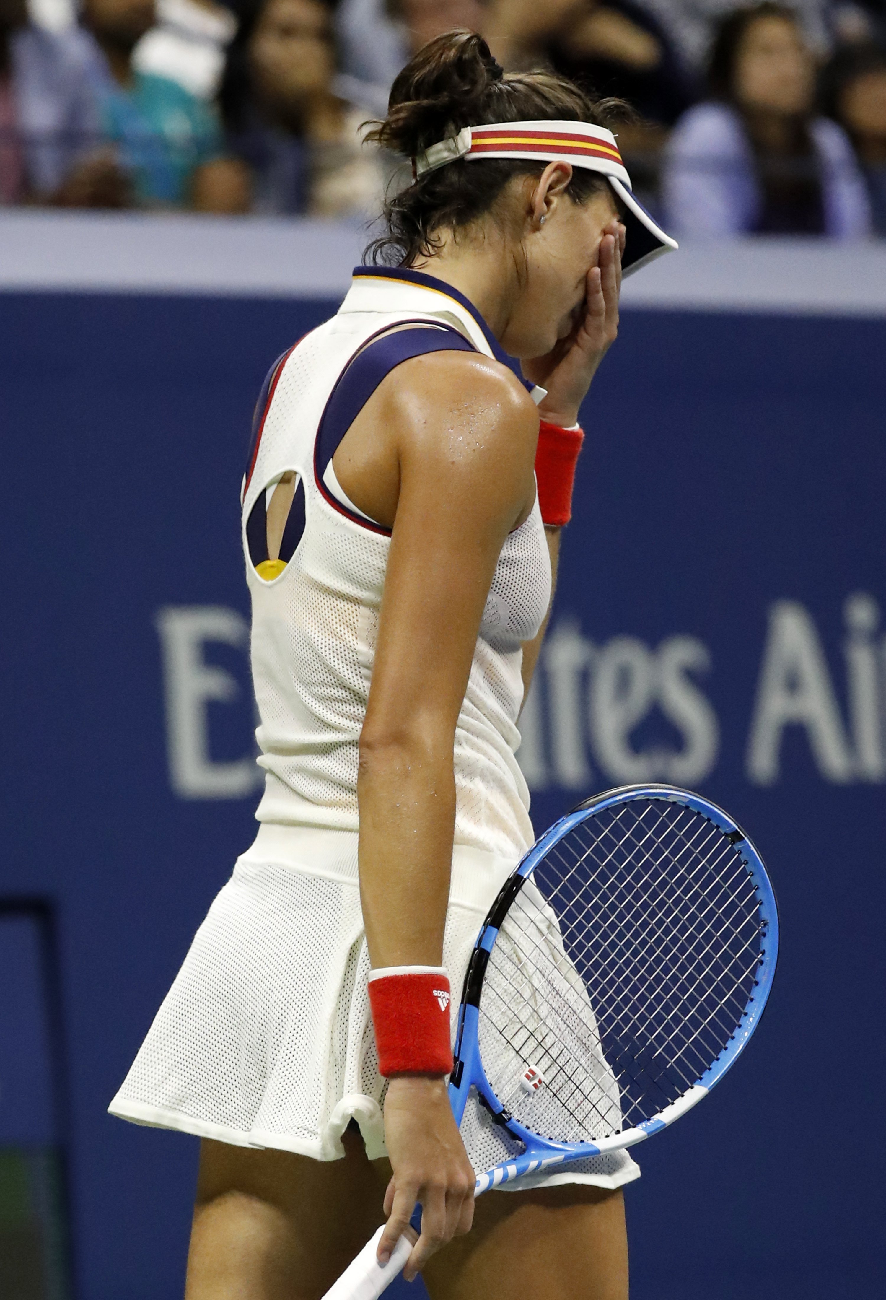Garbiñe Muguruza s'acomiada als vuitens del US Open