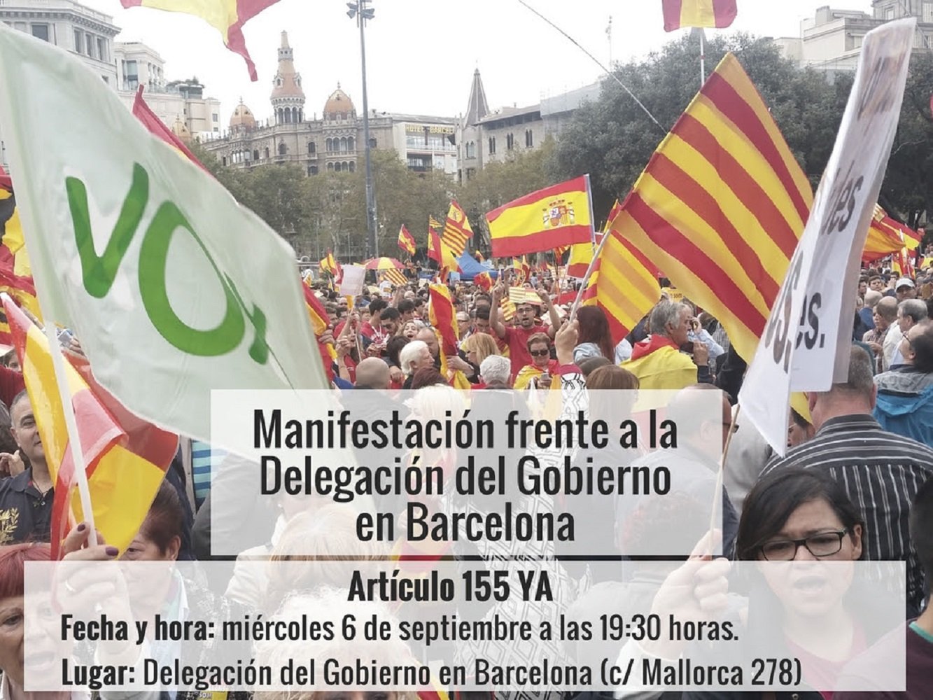 VOX pide la aplicación del 155 contra los "enloquecidos separatistas"