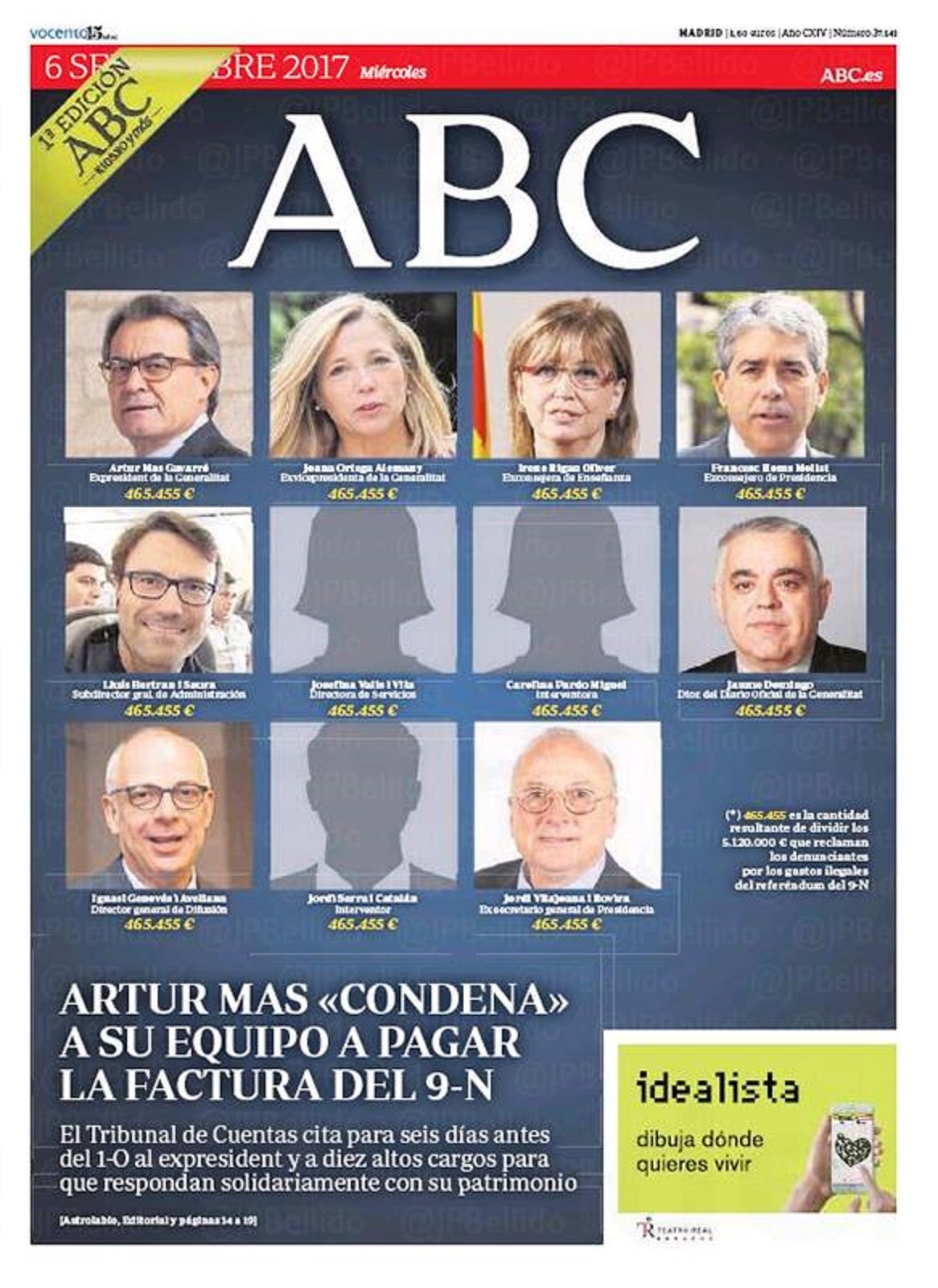 La barrabassada de l''ABC' amb una portada infame