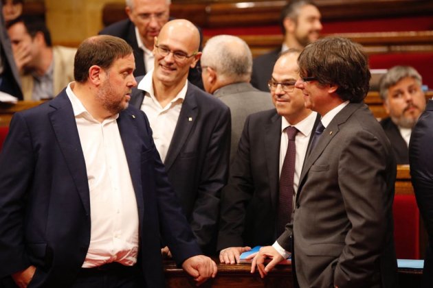Junqueras Puigdemont Parlament Alcàzar
