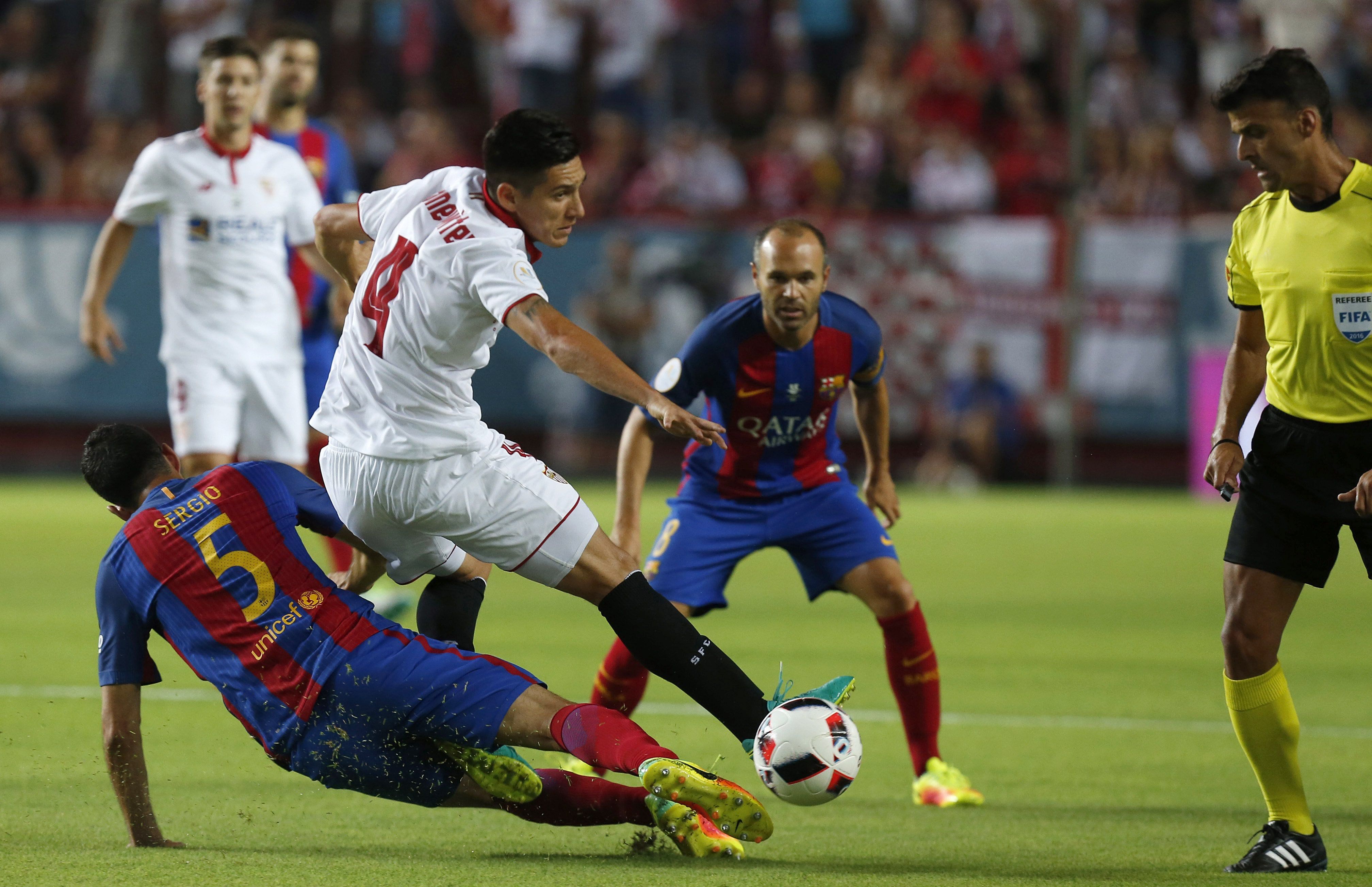 L'1x1 del Sevilla-Barça