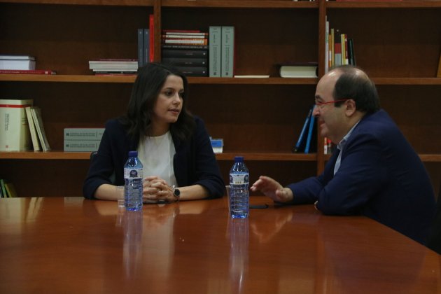 Reunión entre Miquel Iceta y Inés Arrimadas / ACN