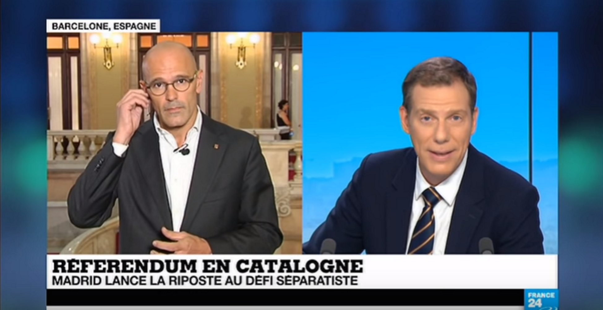 Romeva, a France24: "Ho tenim tot a punt; tenim el cens i les urnes"