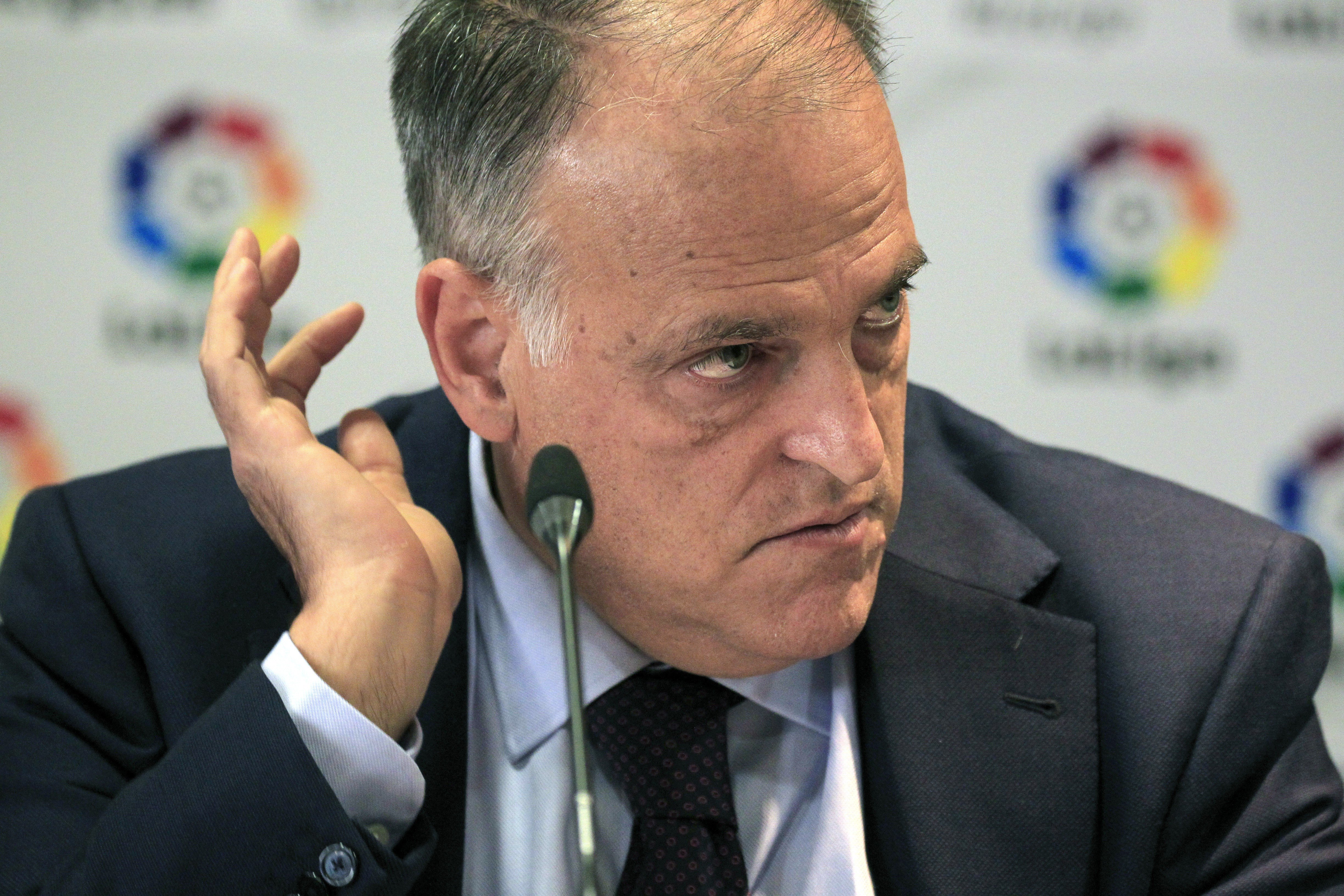 Tebas: "Si Catalunya es independiente los clubs catalanes no podrían jugar en la Liga"