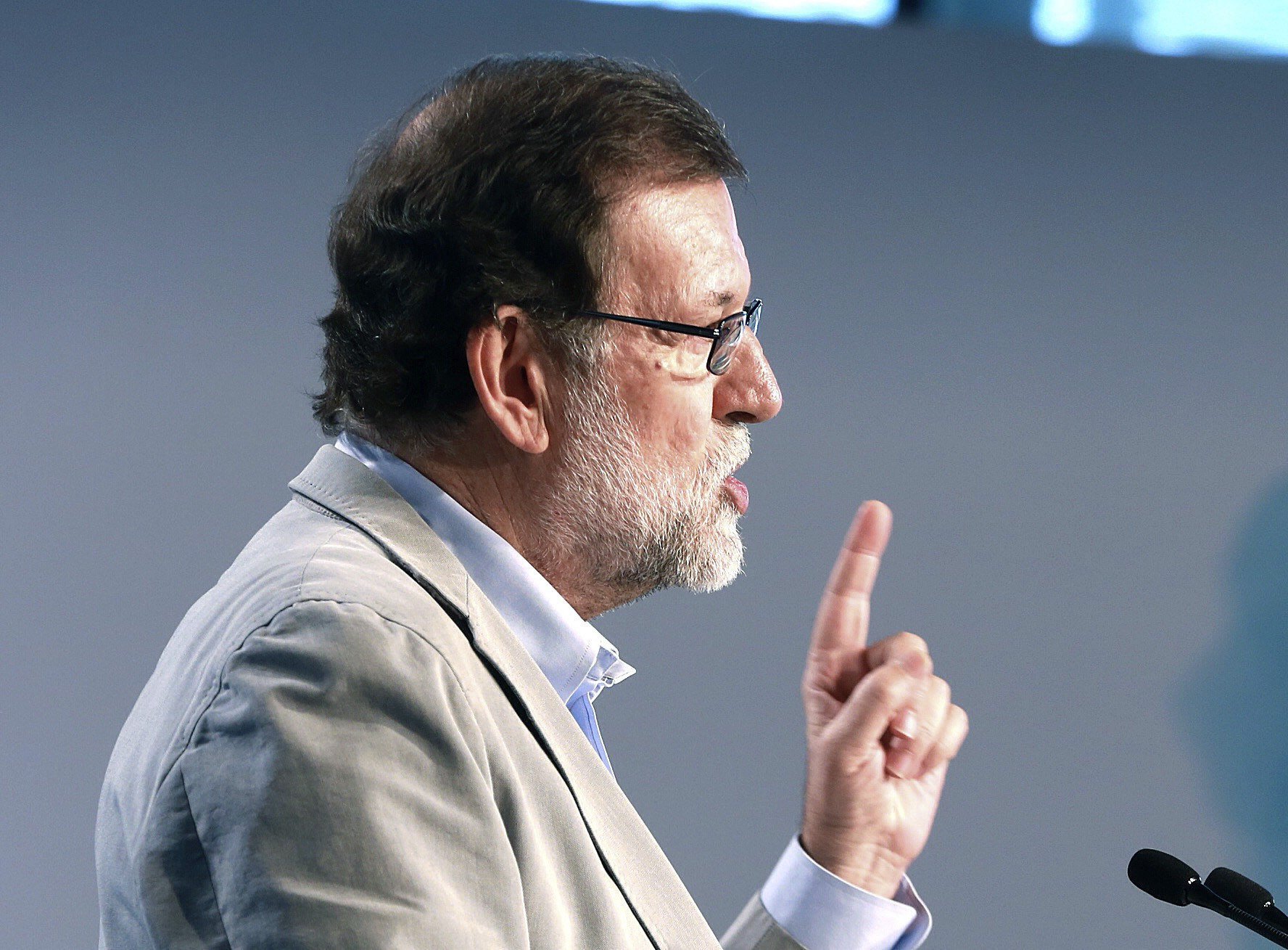 Rajoy amenaza a los soberanistas y afirma que menosprecian la fuerza del Estado