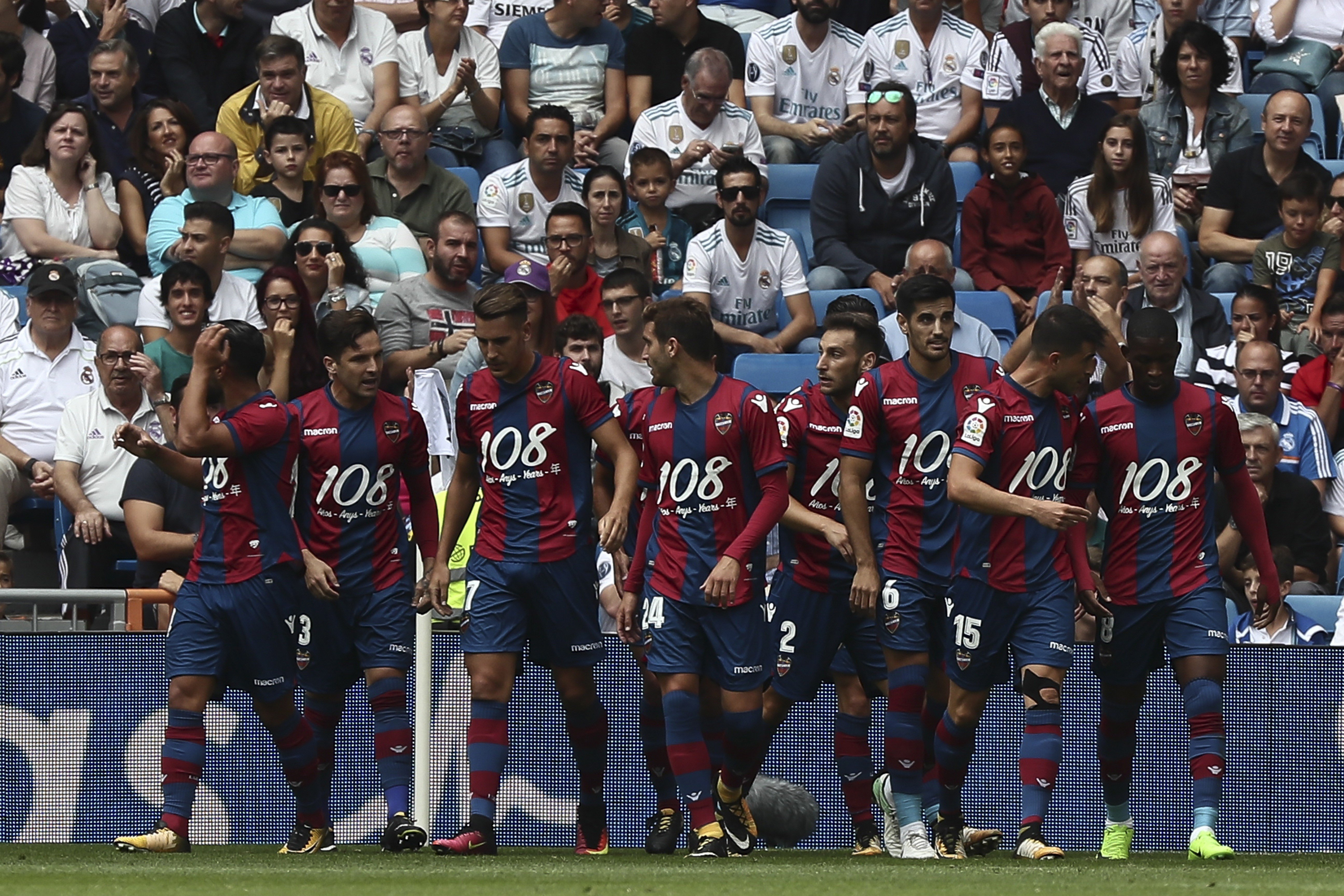 El Levante anula al Madrid en el Bernabéu (1-1)