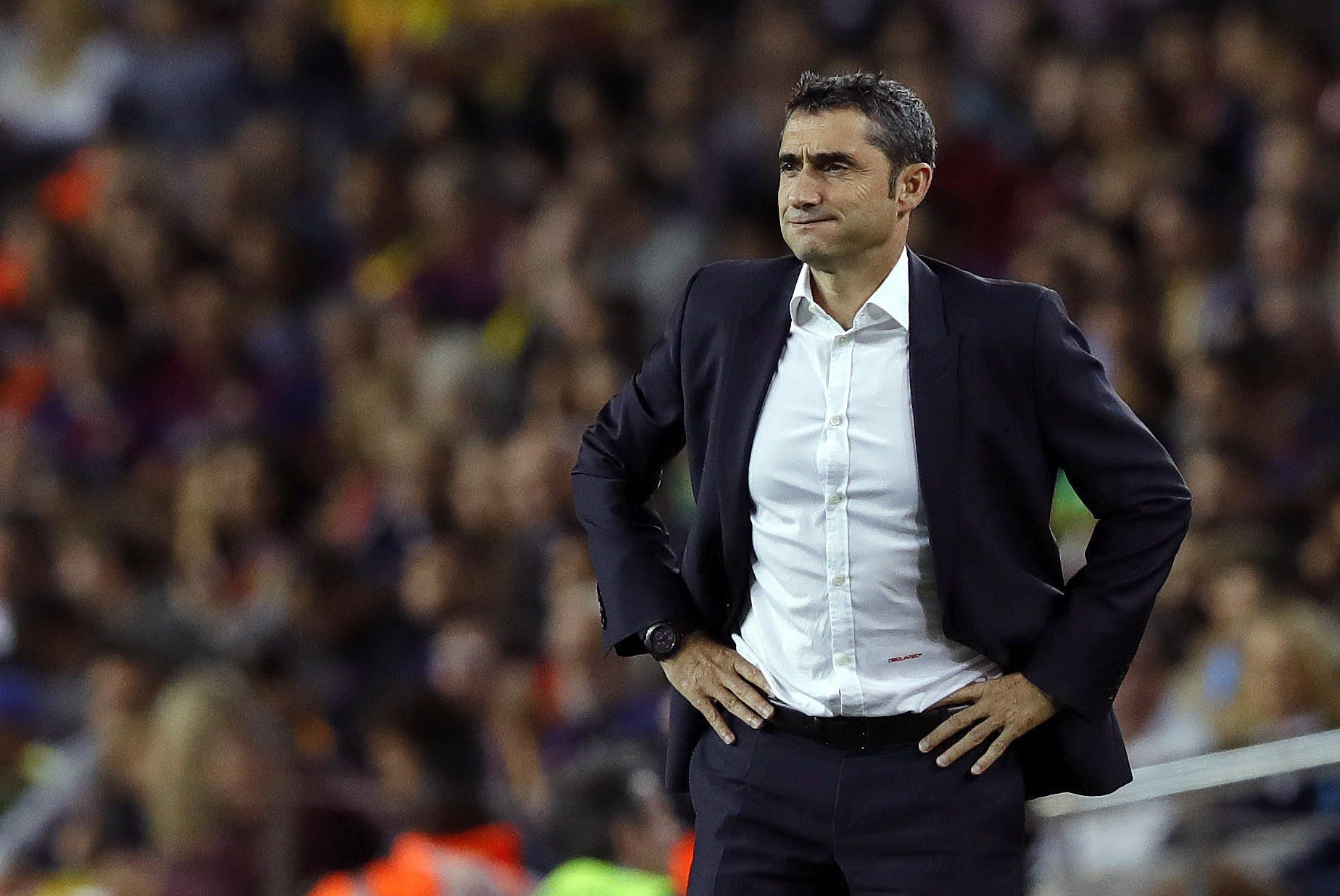 Valverde: "Els companys saben que Dembélé té unes qualitats enormes"