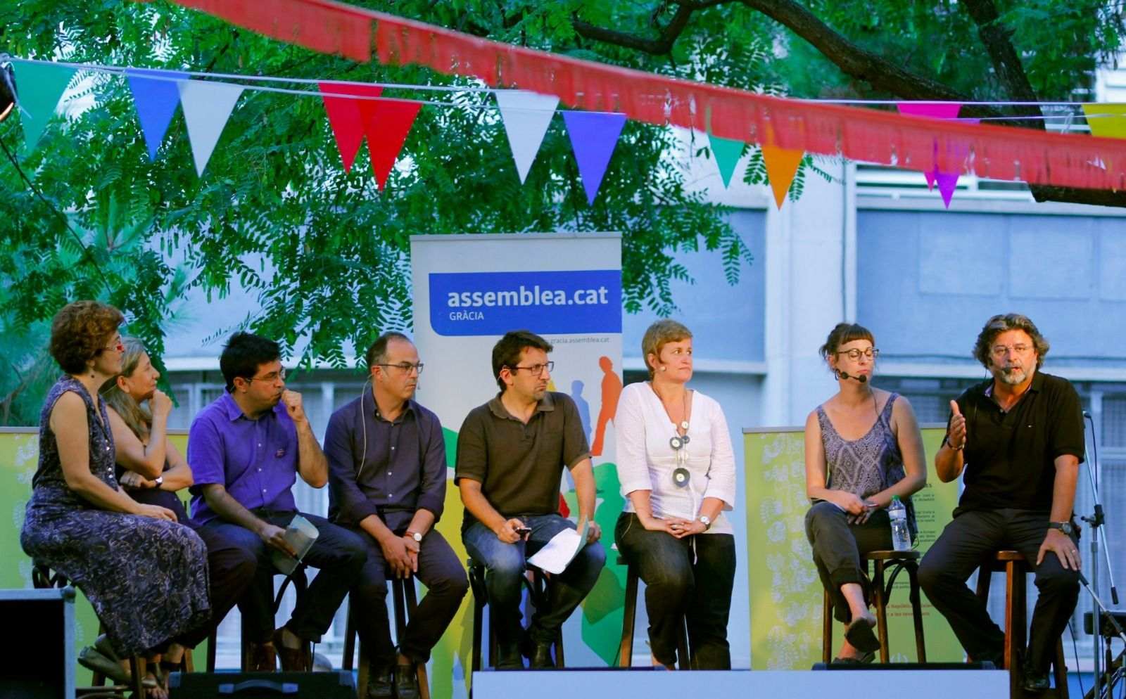 El debate independentista aterriza en las Fiestas de Gracia de la mano de la ANC