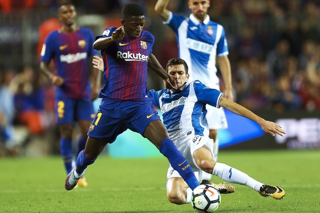 Ousmane Dembele debut Barça Espanyol Camp Nou EFE