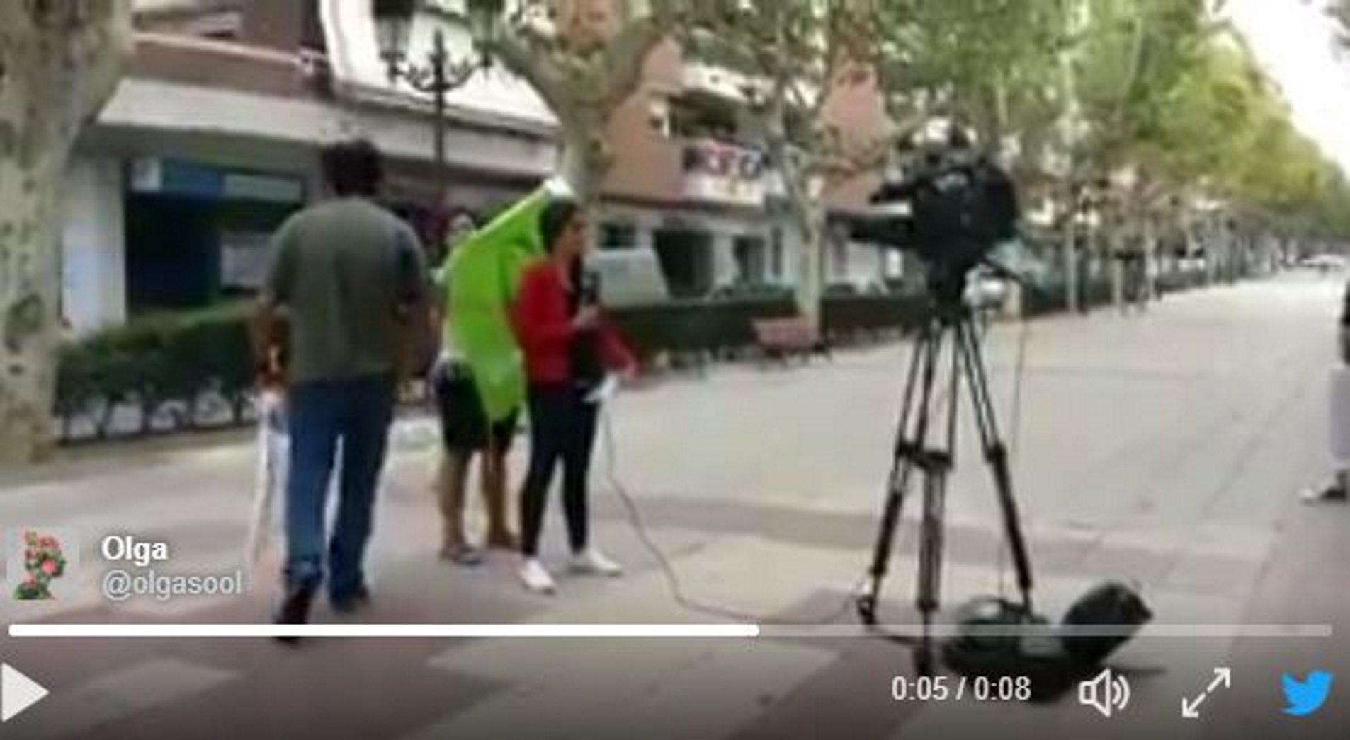 TVE informa de un ataque contra su equipo, en Valls, que no se produjo