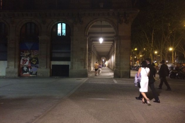puigdemont yendo al Born 2