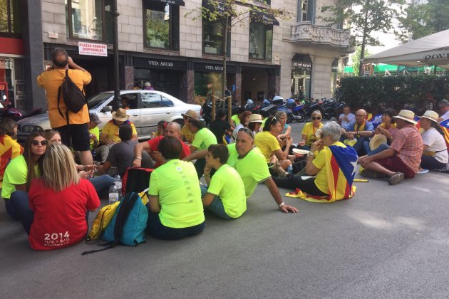 Independentistes a passeig de Gràcia-Aragó Diada 2017 / CC