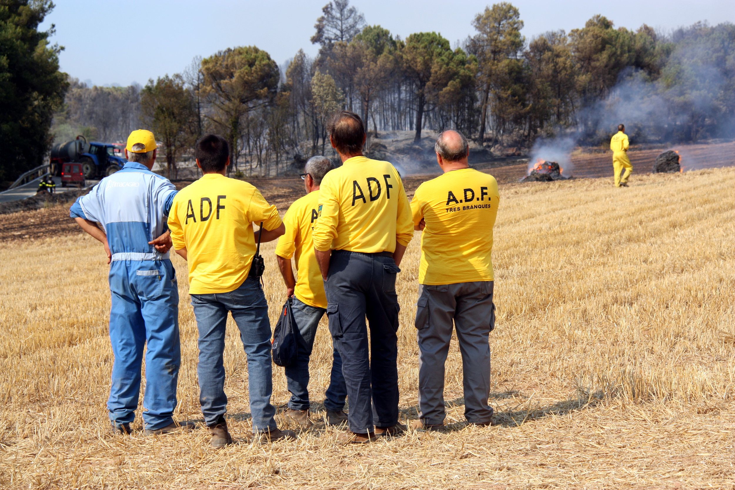 Els voluntaris, la mà dreta dels bombers