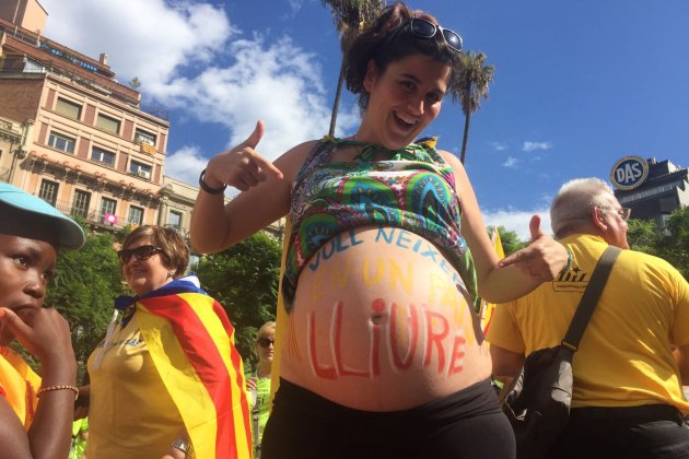 embaraçada Diada   Carlota Camps