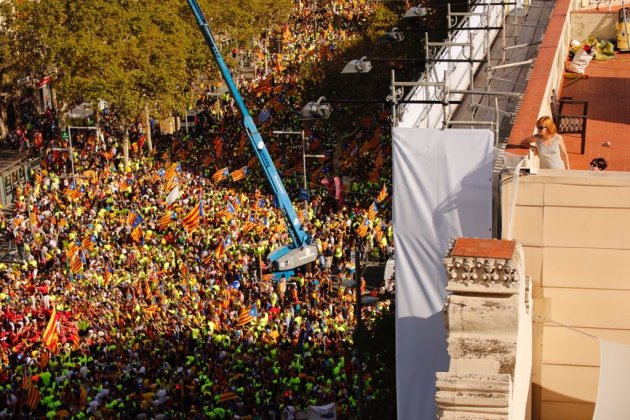 imatge aèria castellers diada 2  Sergi Alcàzar