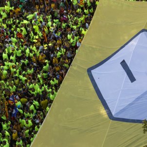 Diada 11S Urna Pancarta independencia - Sergi Alcàzar Diada 11S Urna Pancarta independencia - Sergi Alcàzar