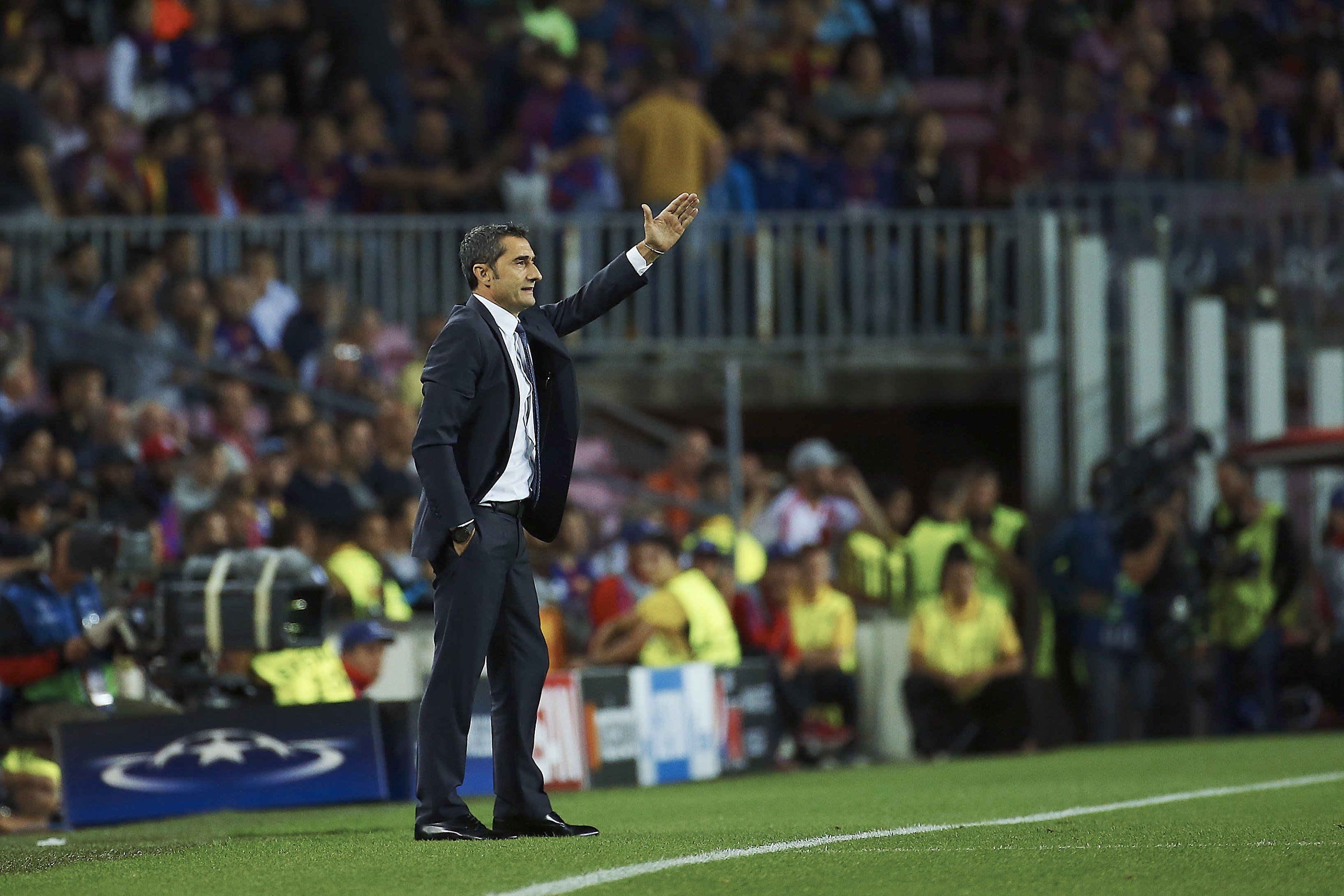 Valverde: "Cuando Messi coge el balón, pasa algo bueno para nosotros"
