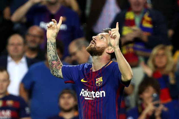 Leo Messi celebracio gol Barça Juventus   EFE