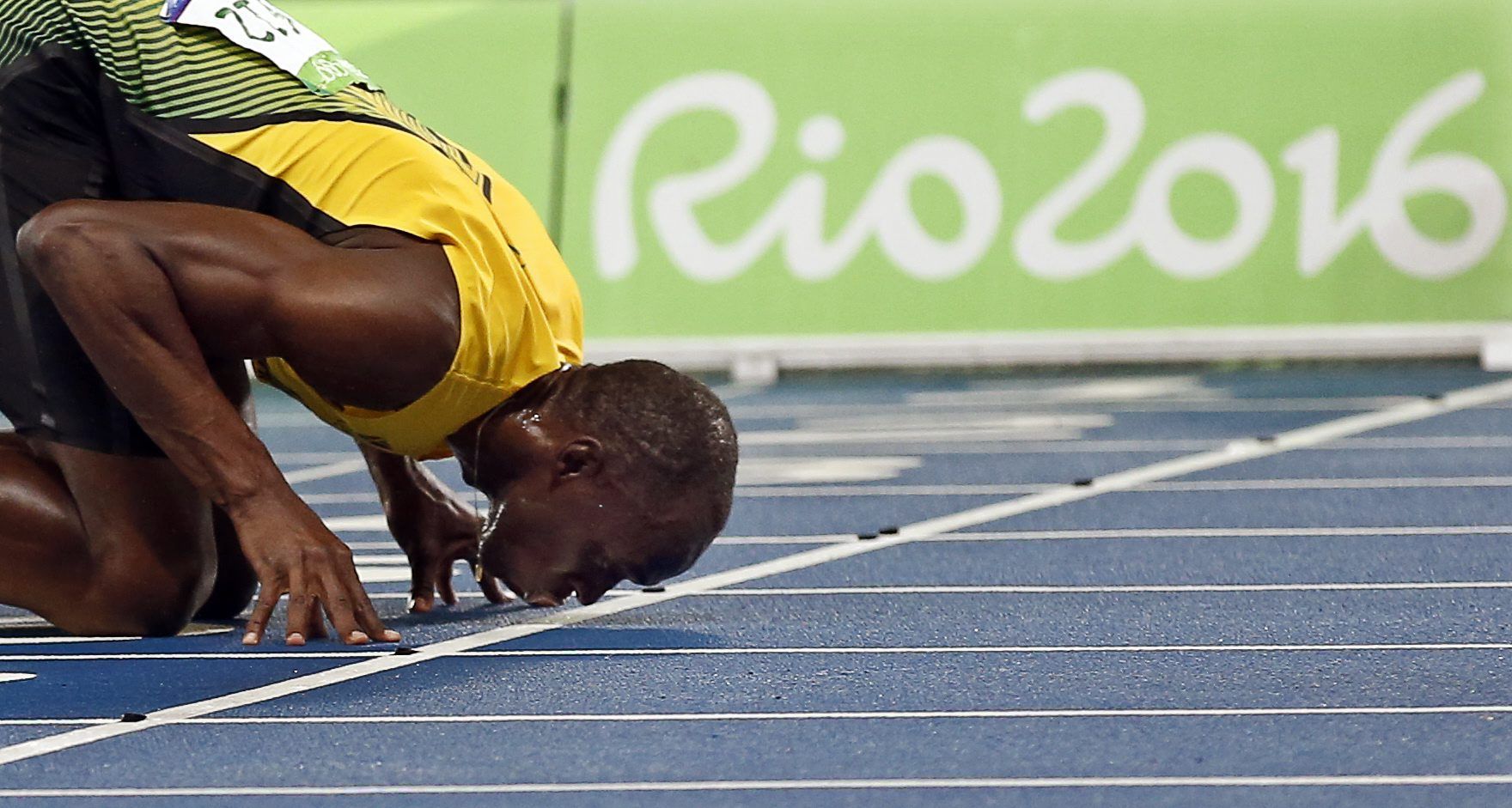 Usain Bolt, a un pas de la triple corona