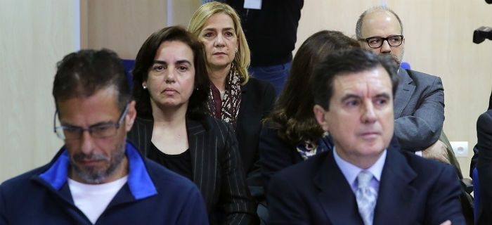 Cristina de Borbó no es lliura del judici