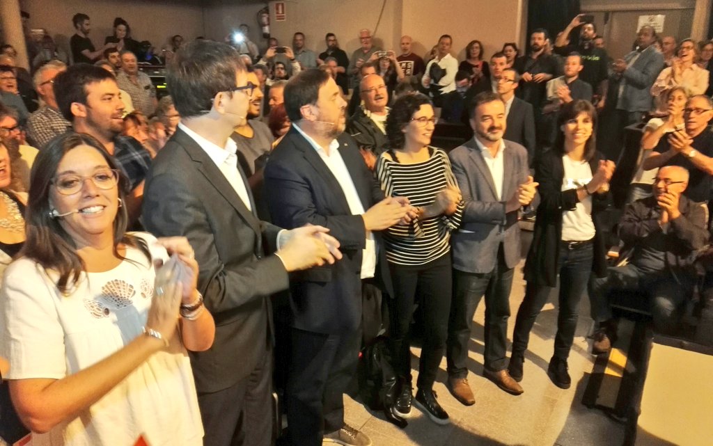 Primers mítings dels partits per la campanya de l'1-O