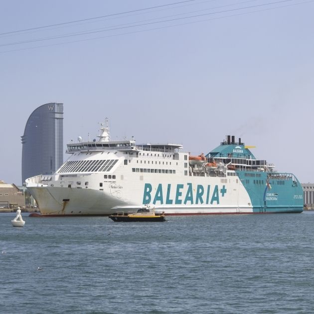 vaixell balearia port Barcelona - mar sanchez