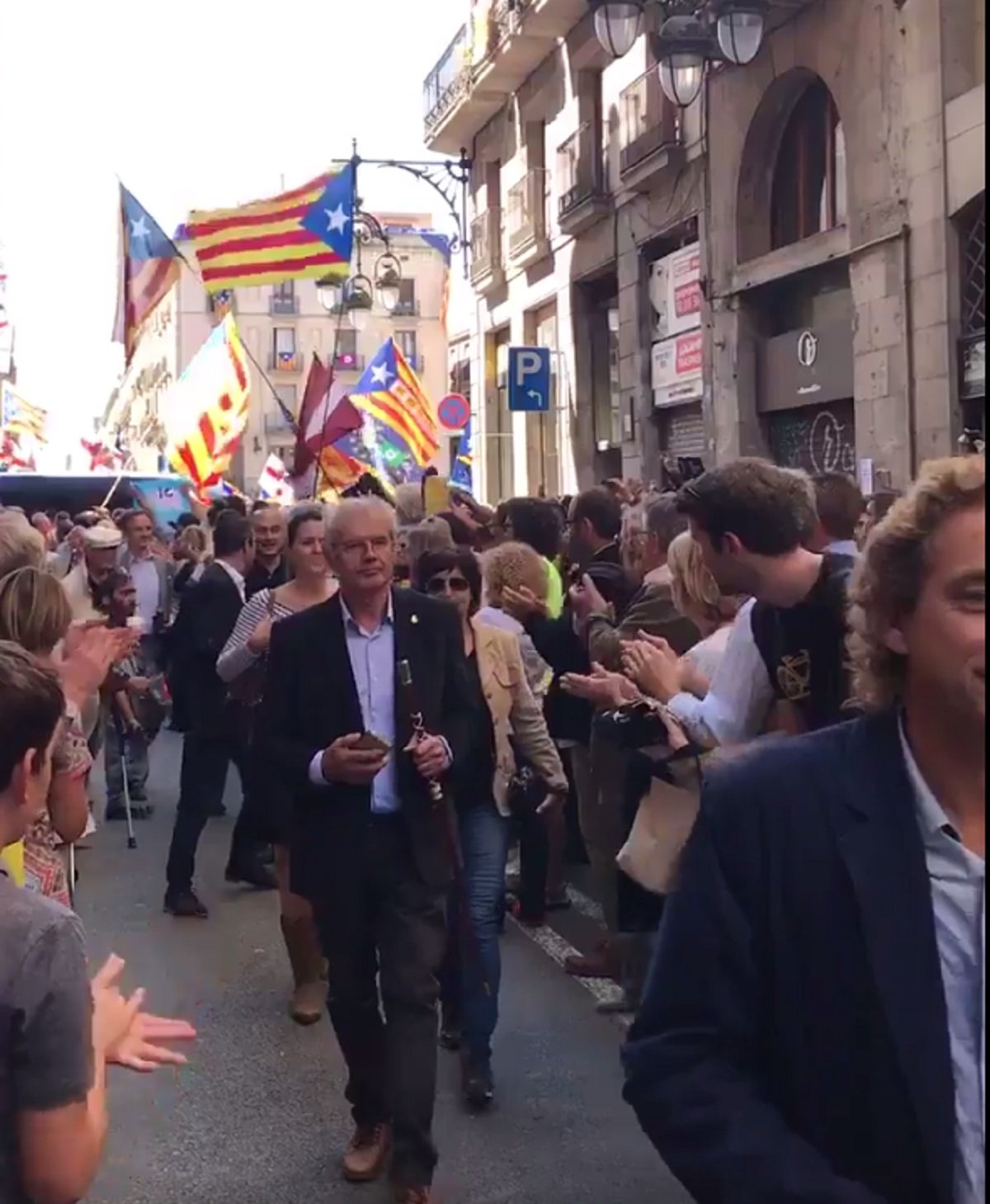 El "Tourmalet" dels alcaldes al carrer de Jaume I