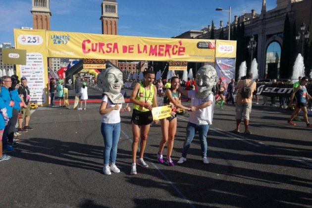 Mourad El Bannouri Lidia Rodríguez Cursa de Mercè @BCN deportes