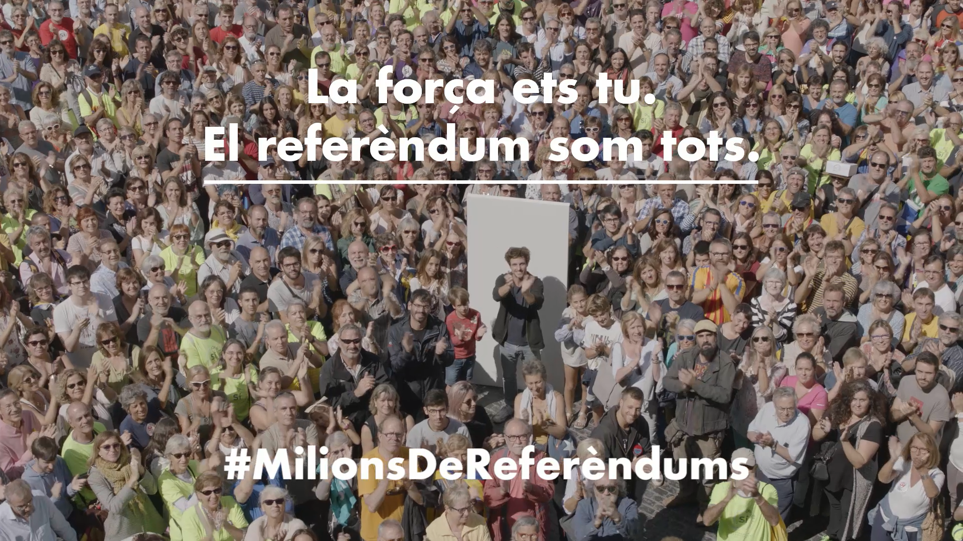 Òmnium hace público su nuevo spot por el referéndum