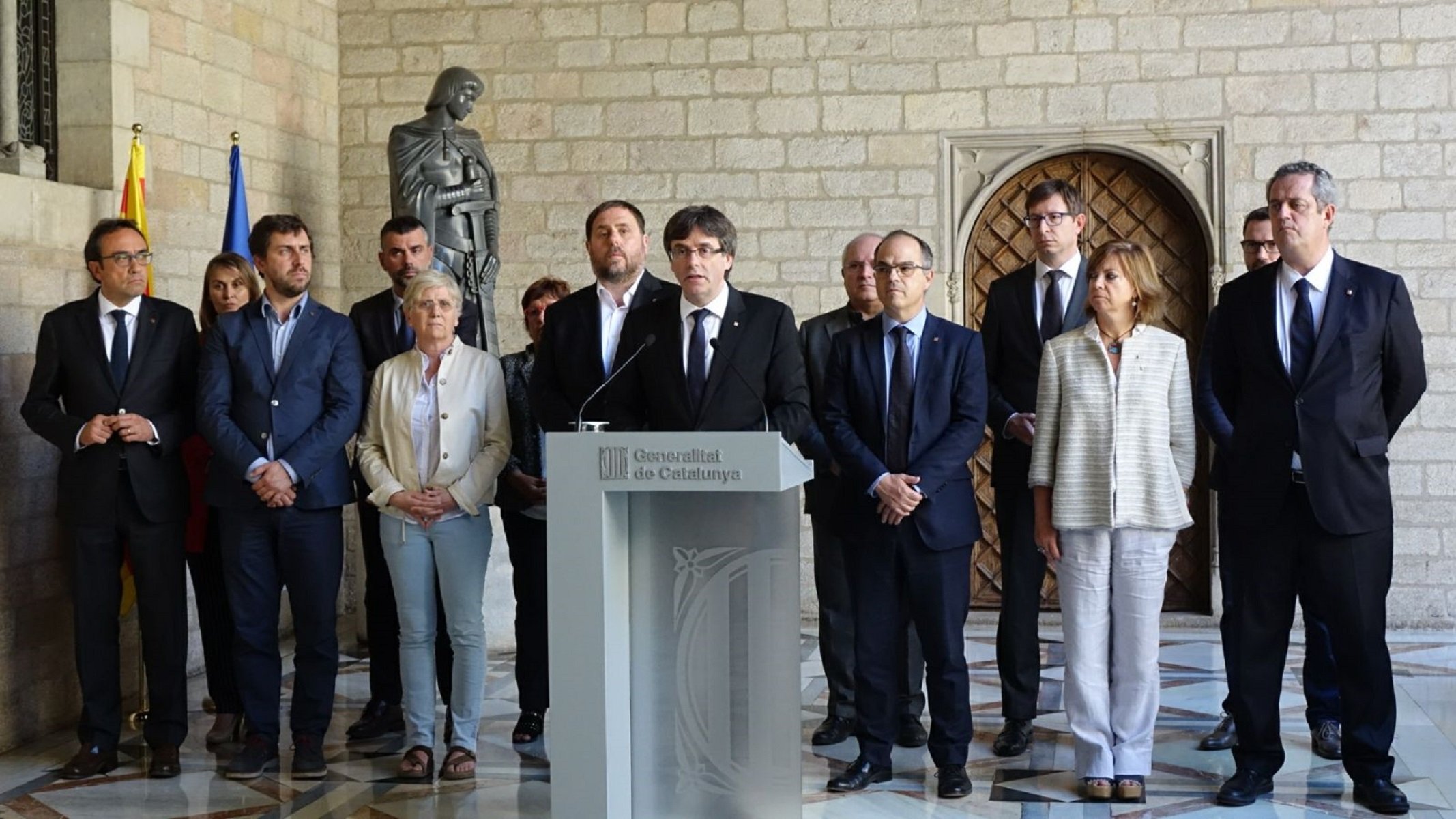 El Govern de Puigdemont: "No nos podrán robar la esperanza ni el coraje"