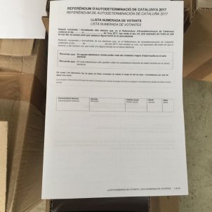 Incautació de les paperetes / Guardia Civil Incautació de les paperetes / Guardia Civil
