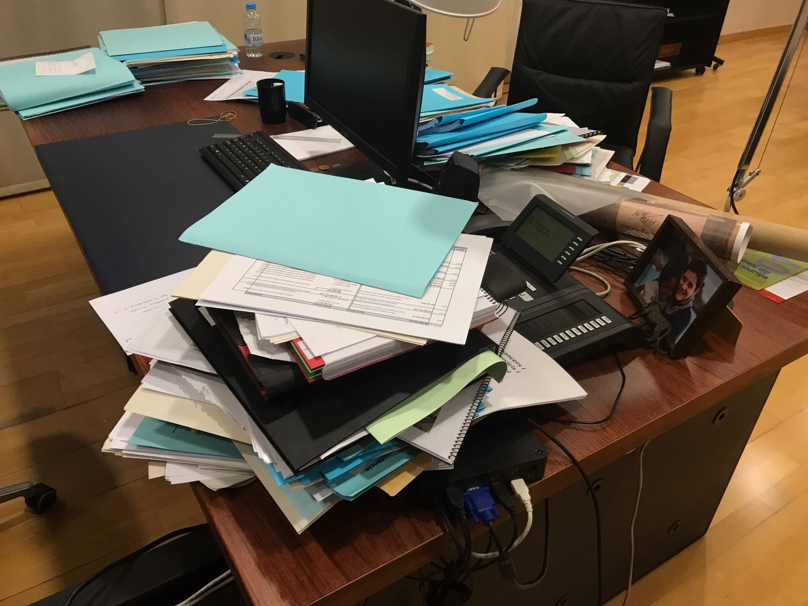 Les primeres imatges de l'escorcoll a Economia