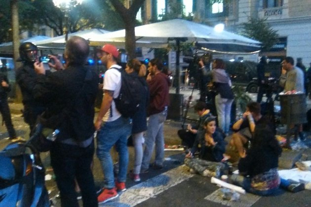 Manifestants a Rambla / Jordi Palmer