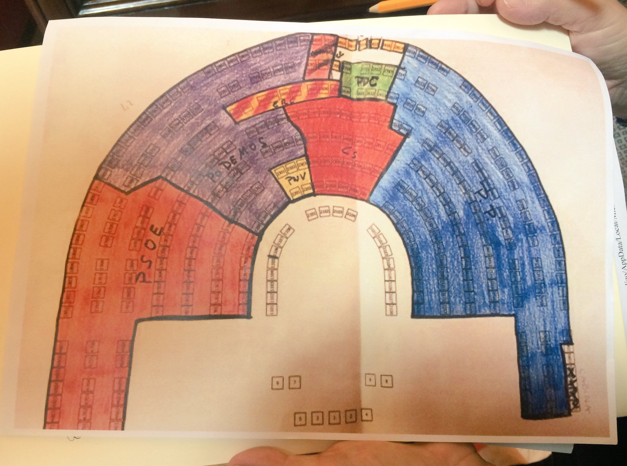 El Congrés castiga ERC i PDC amb el repartiment d'escons