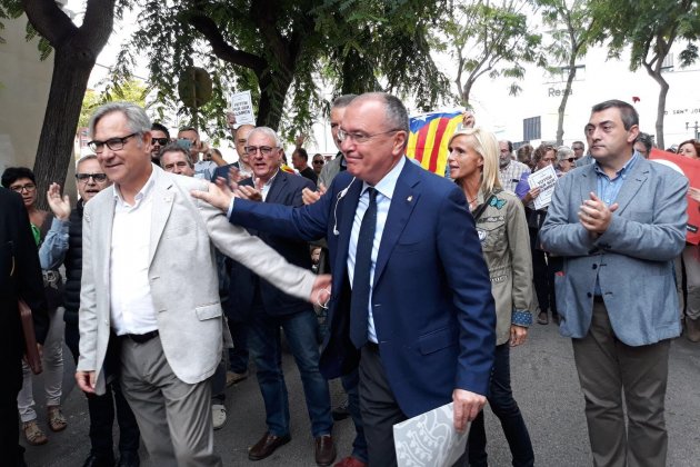 Alcalde de Torredembarra a la sortida dels jutjats / Sergi Novi