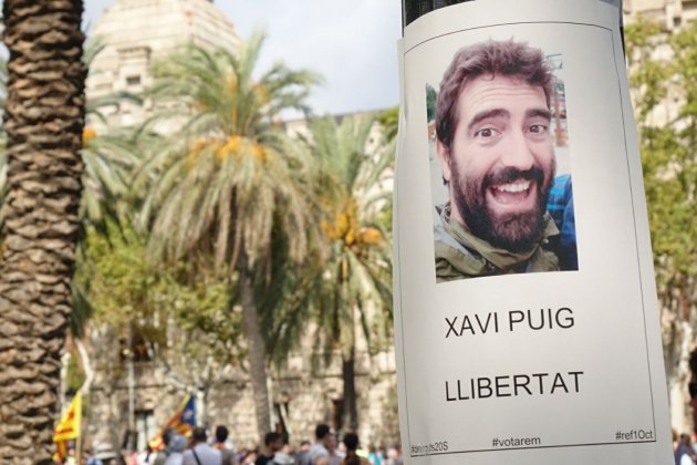 cartell de Xavi Puig, llibertat / Roberto Lázaro