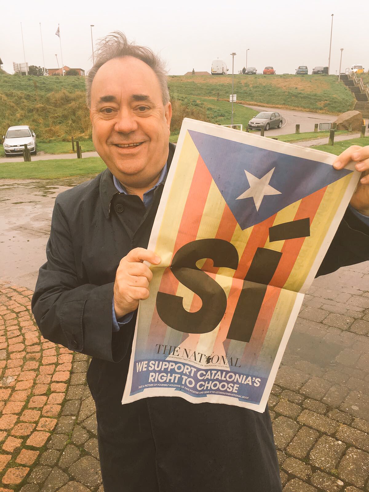 Alex Salmond apoya el 1-O a través del masivo llamamiento de 'The National'