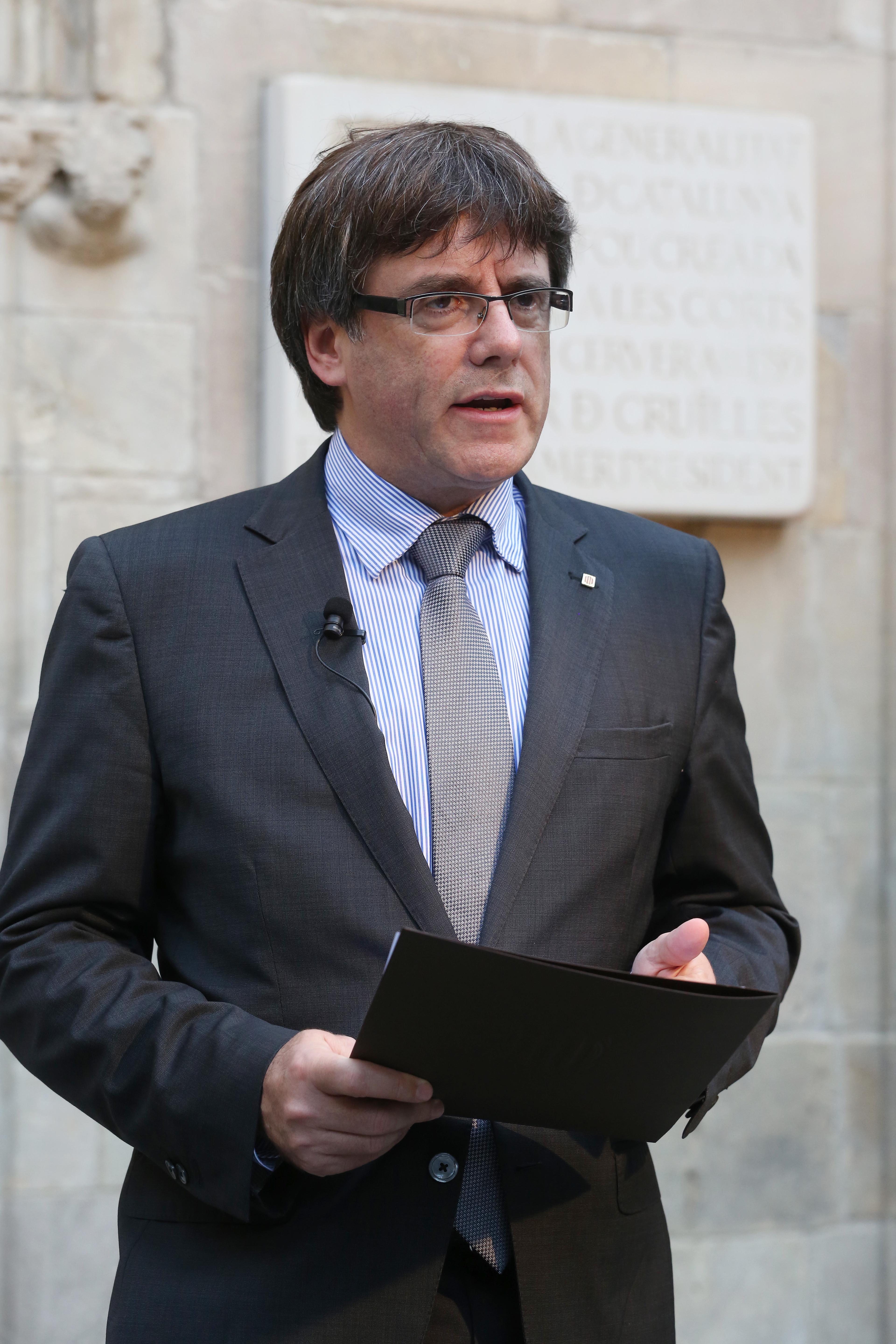 Puigdemont: "Ens sentim forts i preparats pels embats que vindran"